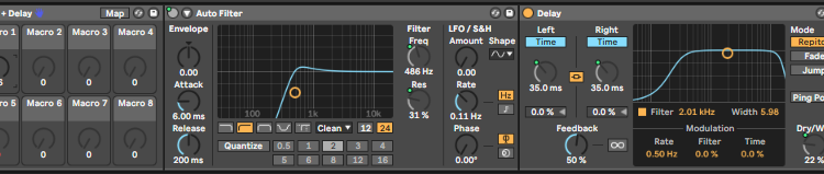 Ableton FX rack.
